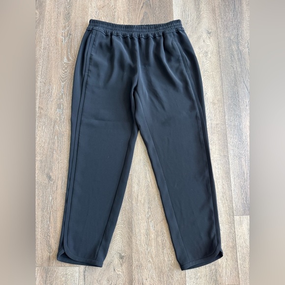 J. Crew elastic waistband black pants.  Women’s size 10.  Like new condition! - Picture 1 of 11